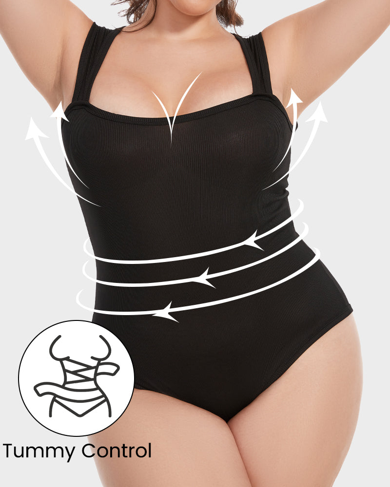 Sleeveless Tummy Control Tank Tops Bodysuits