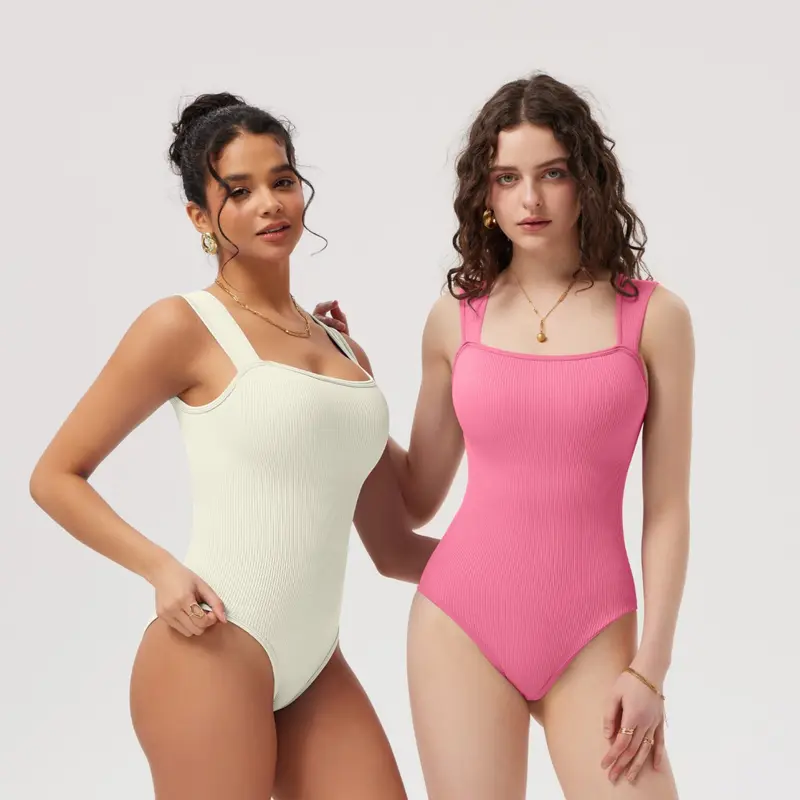 Sleeveless Tummy Control Tank Tops Bodysuits