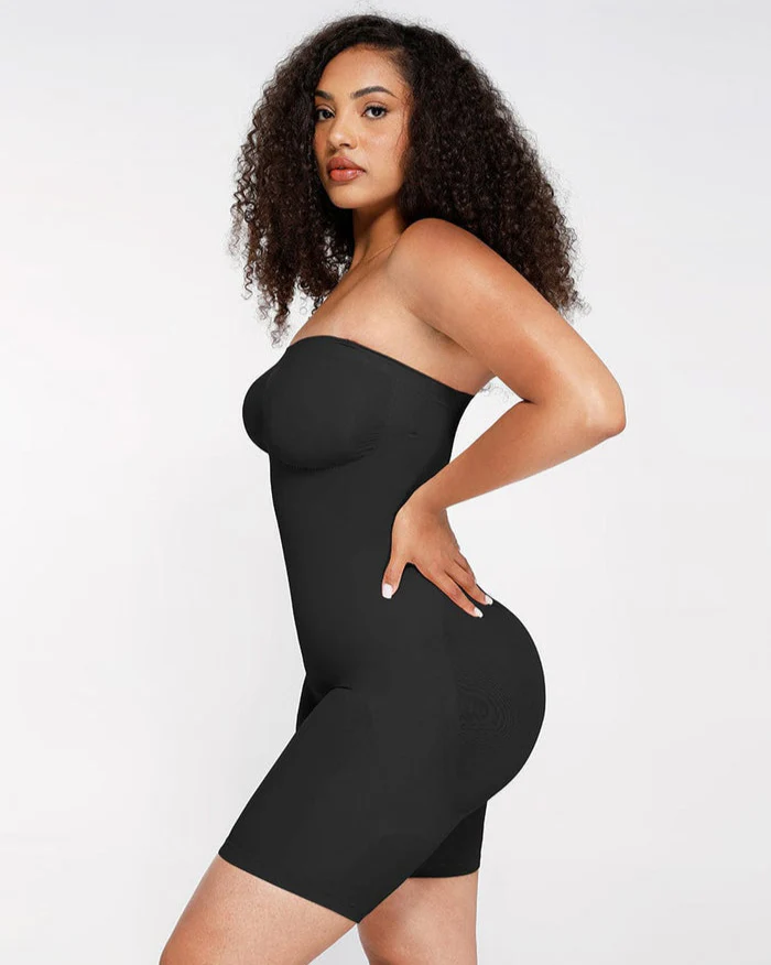 Strapless Slip Shapewear Bodysuit