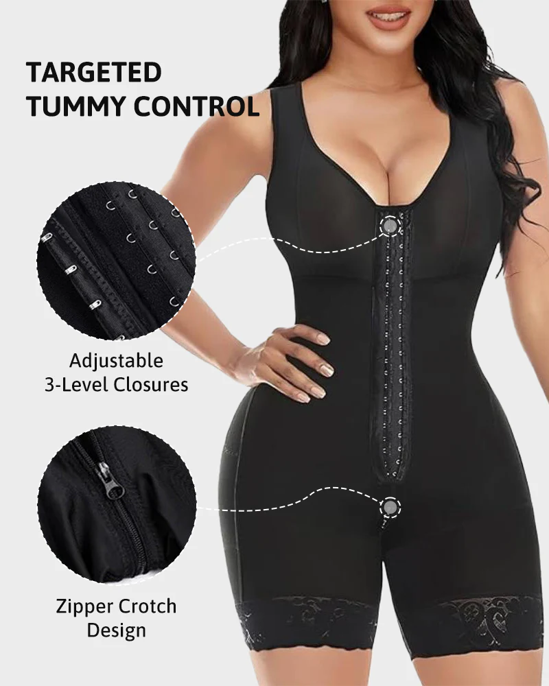 Extra Plus Size Shaper Bodysuit Tummy Control Shapewear With Bra