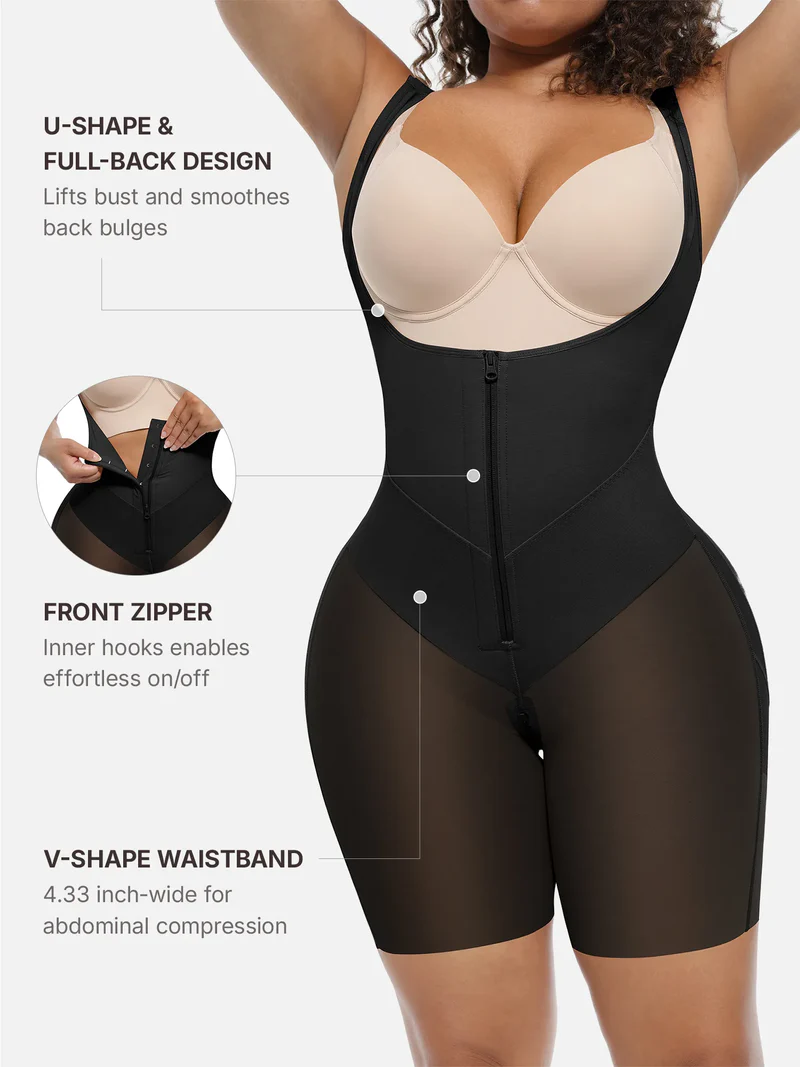 Shapewear with U-Front & High Back | Lifting & Tummy Control