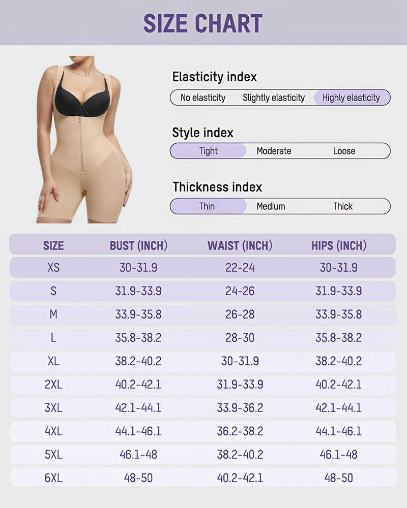 Shapewear with U-Front & High Back | Lifting & Tummy Control