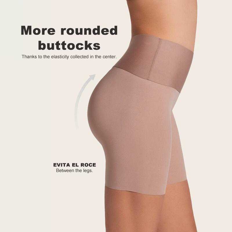 Stay-In-Place Seamless Shaper Short