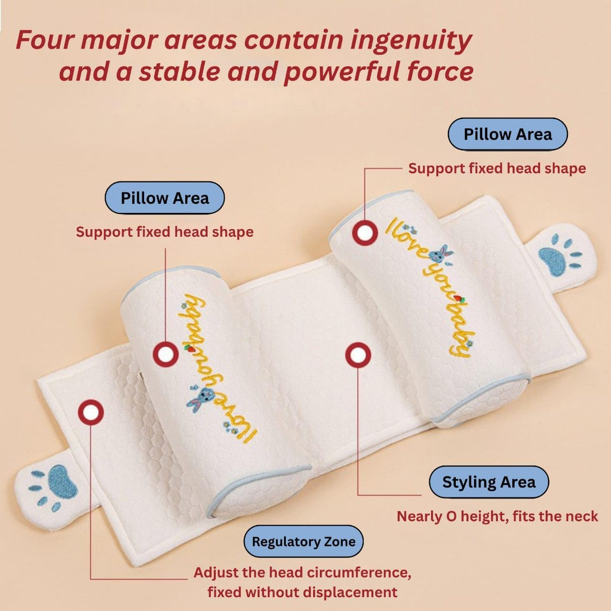 Infant Head-Shaping Sleep Pillow