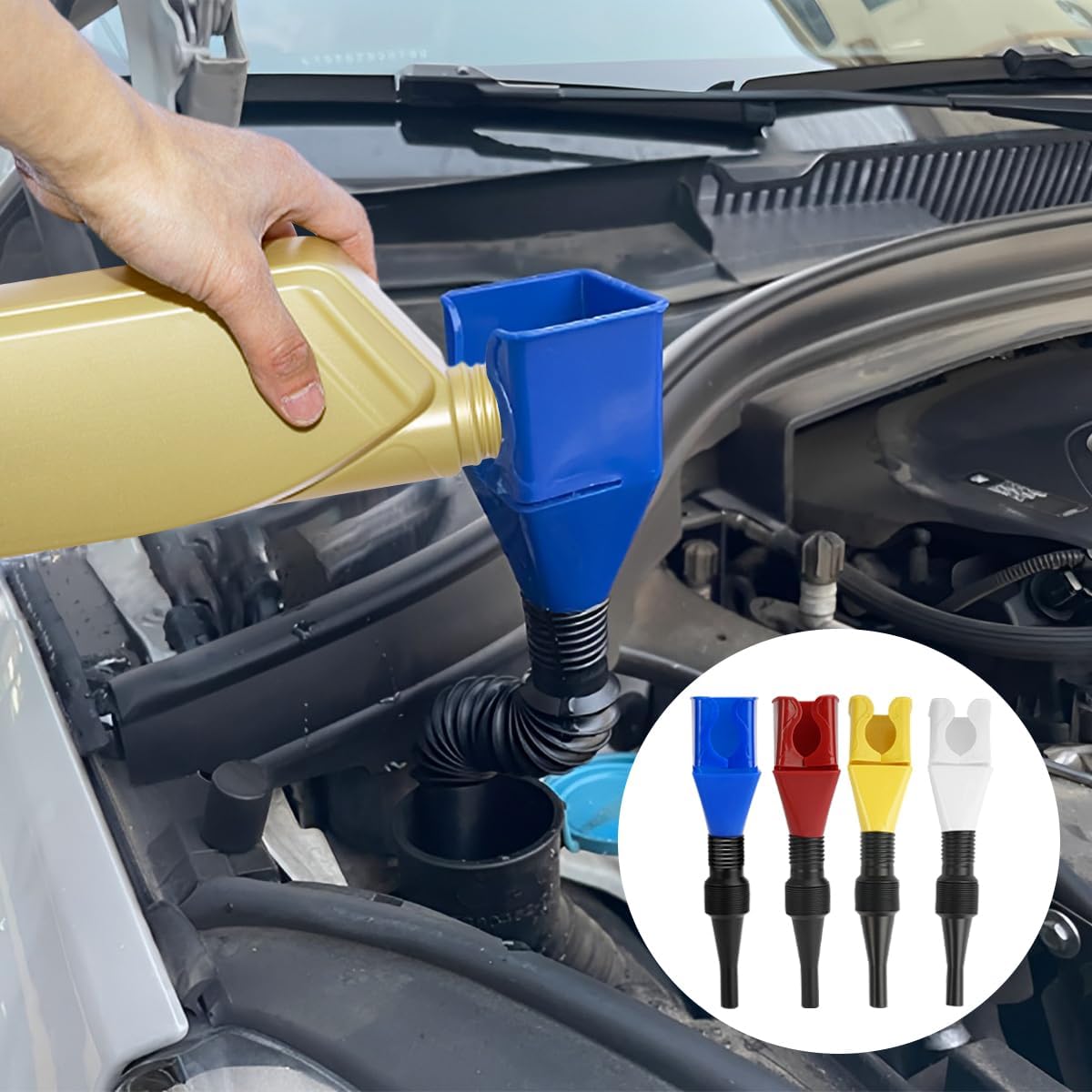 Pack of 4 Flexible Quick Funnel