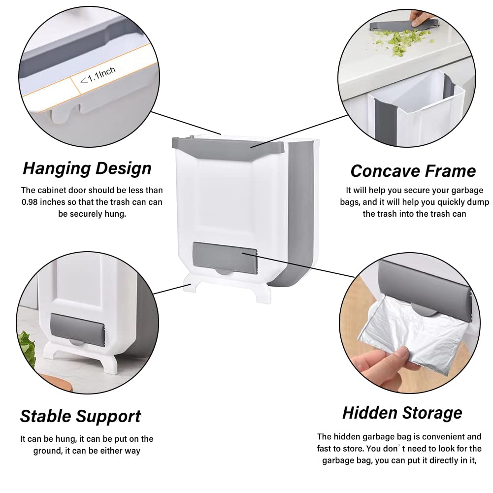Foldable Kitchen Trash Can