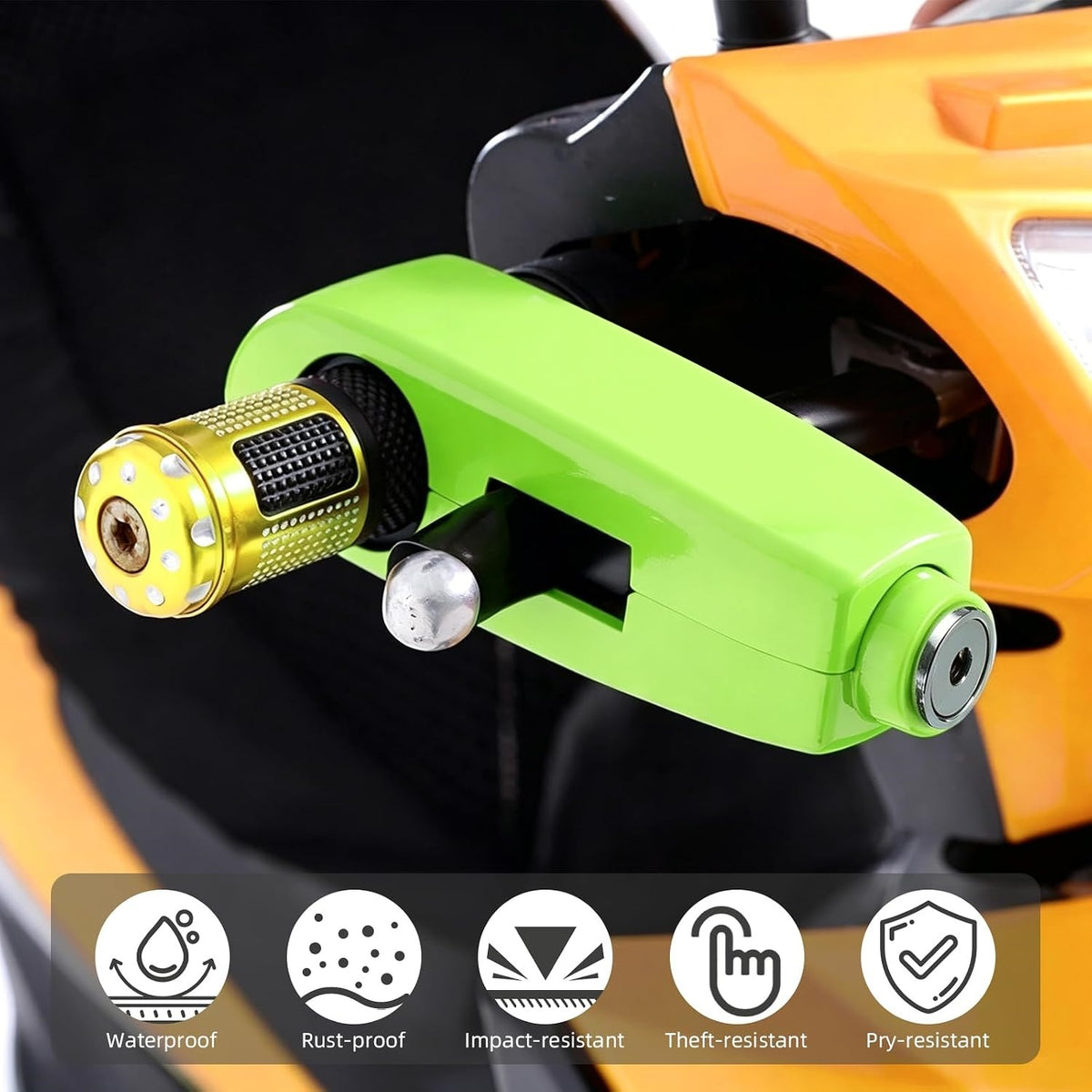 Motorcycle Safety Lock Handlebar