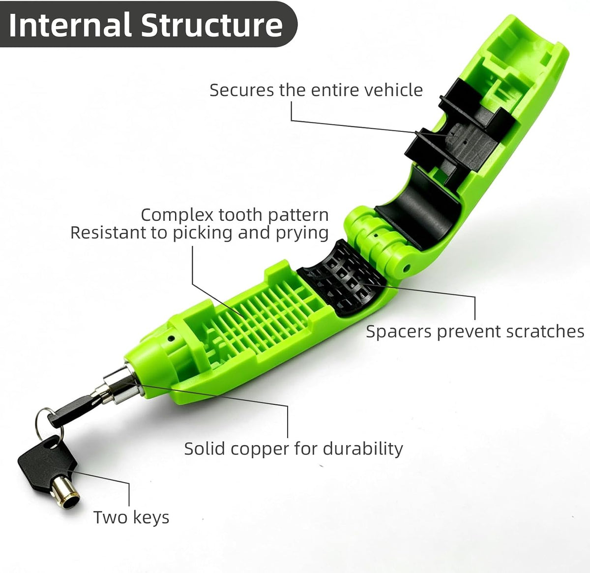 Motorcycle Safety Lock Handlebar