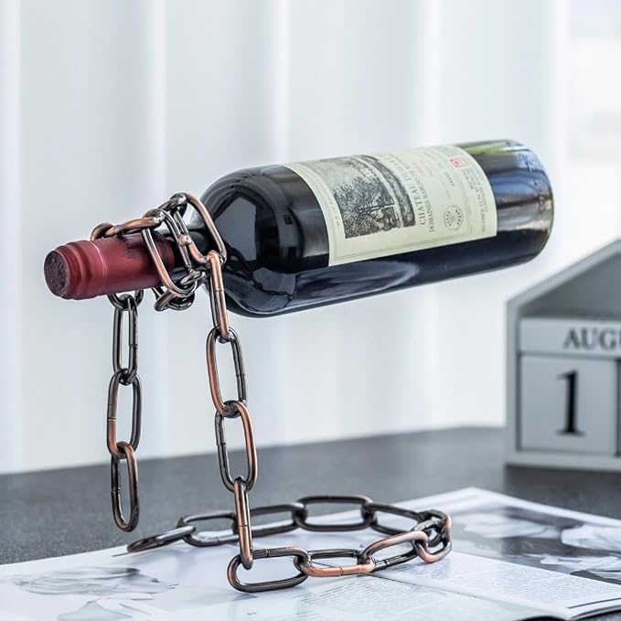 Hanging Chain Wine Rack