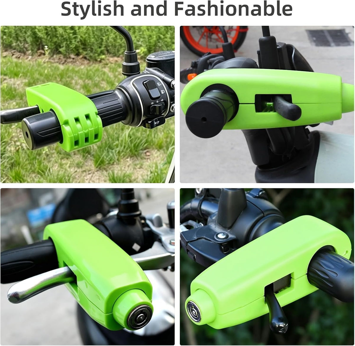 Motorcycle Safety Lock Handlebar