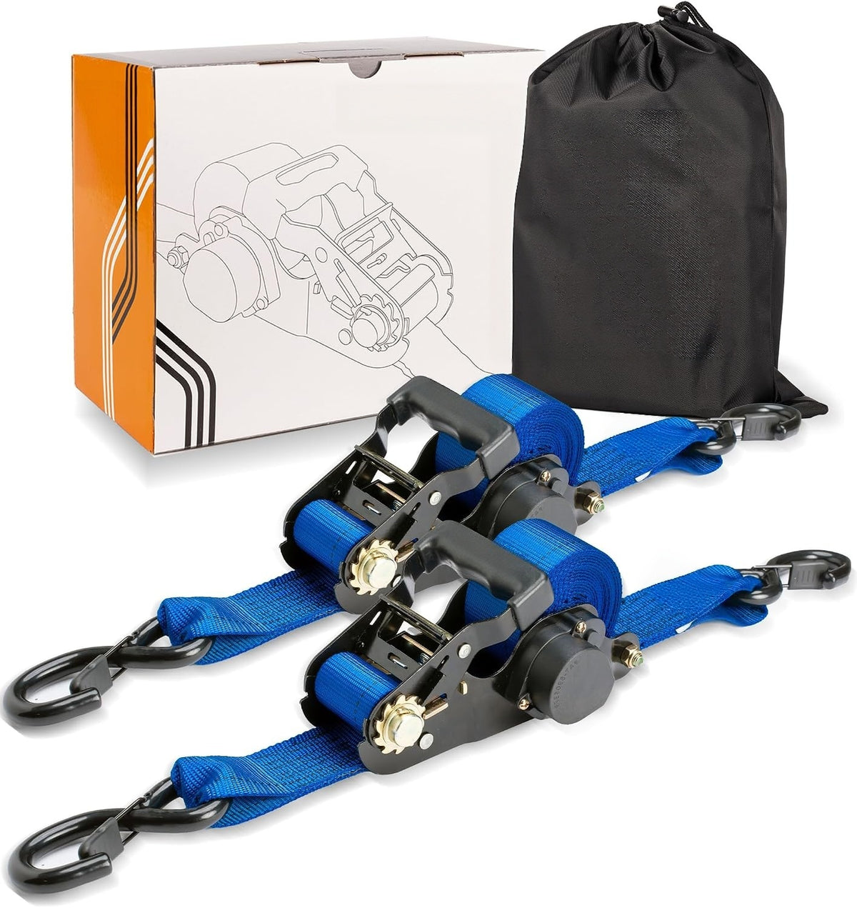 Automatic Retractable Ratchet Strap