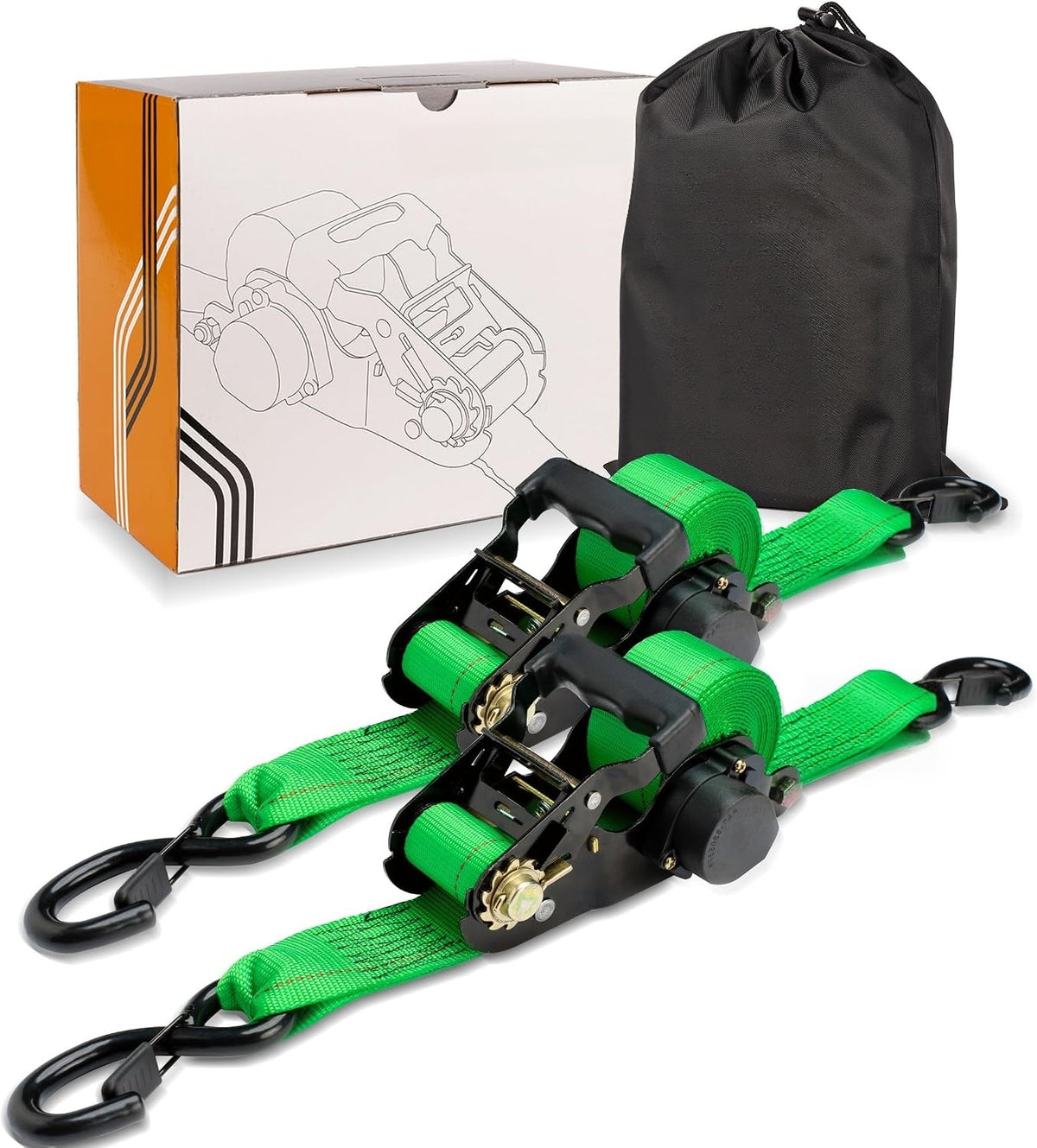 Automatic Retractable Ratchet Strap