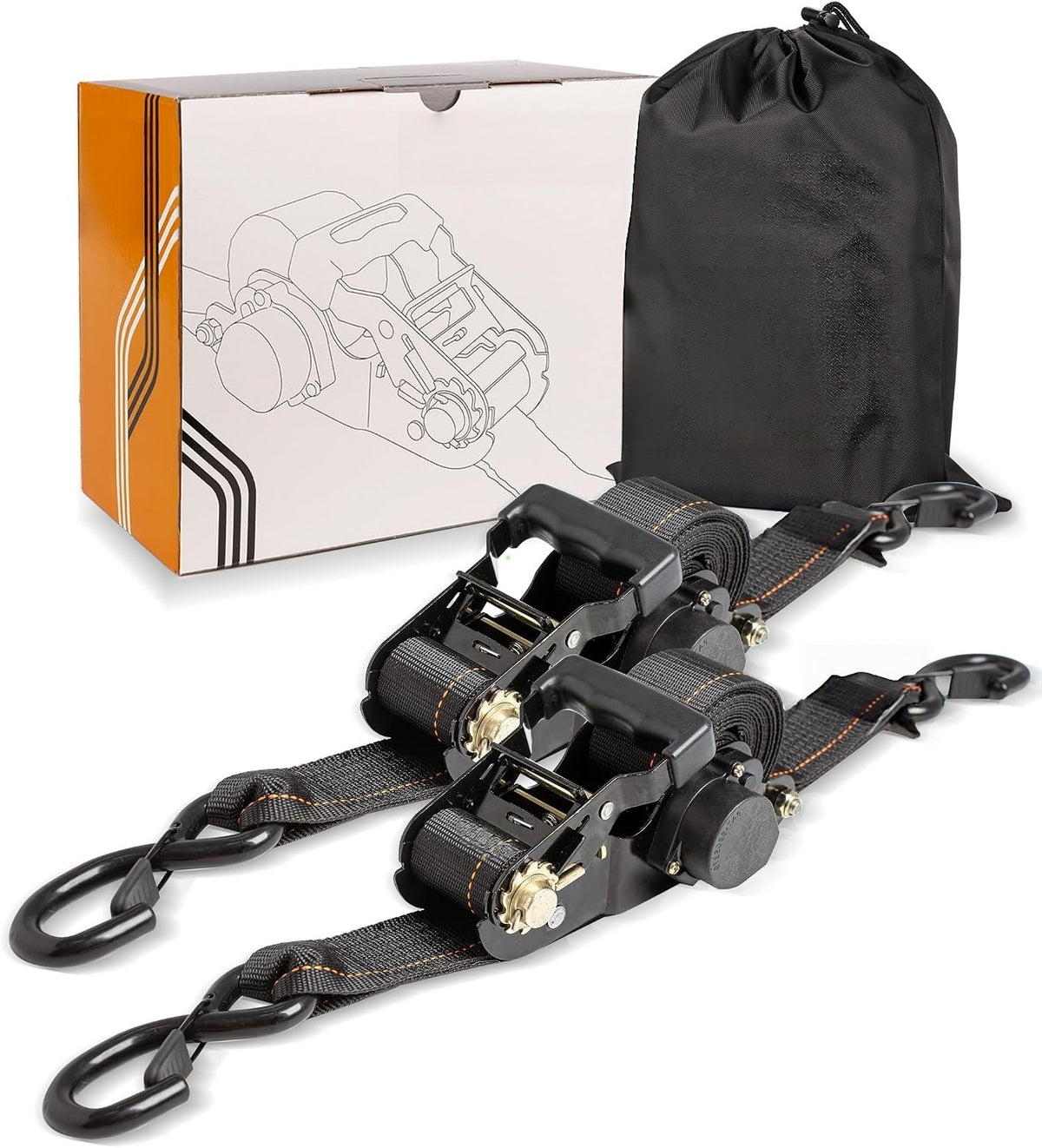 Automatic Retractable Ratchet Strap