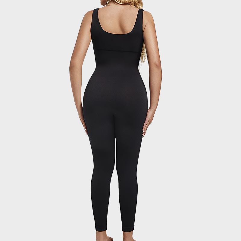 Seamless Square Neck Sport Jumpsuit