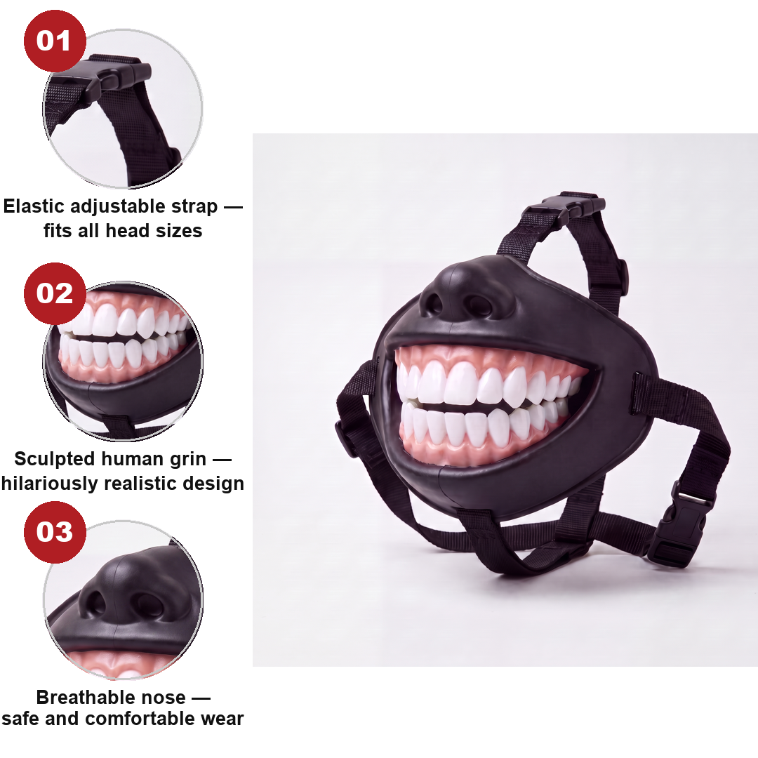Creative Grinning Dog Mask
