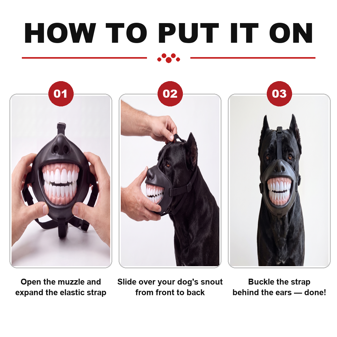 Creative Grinning Dog Mask