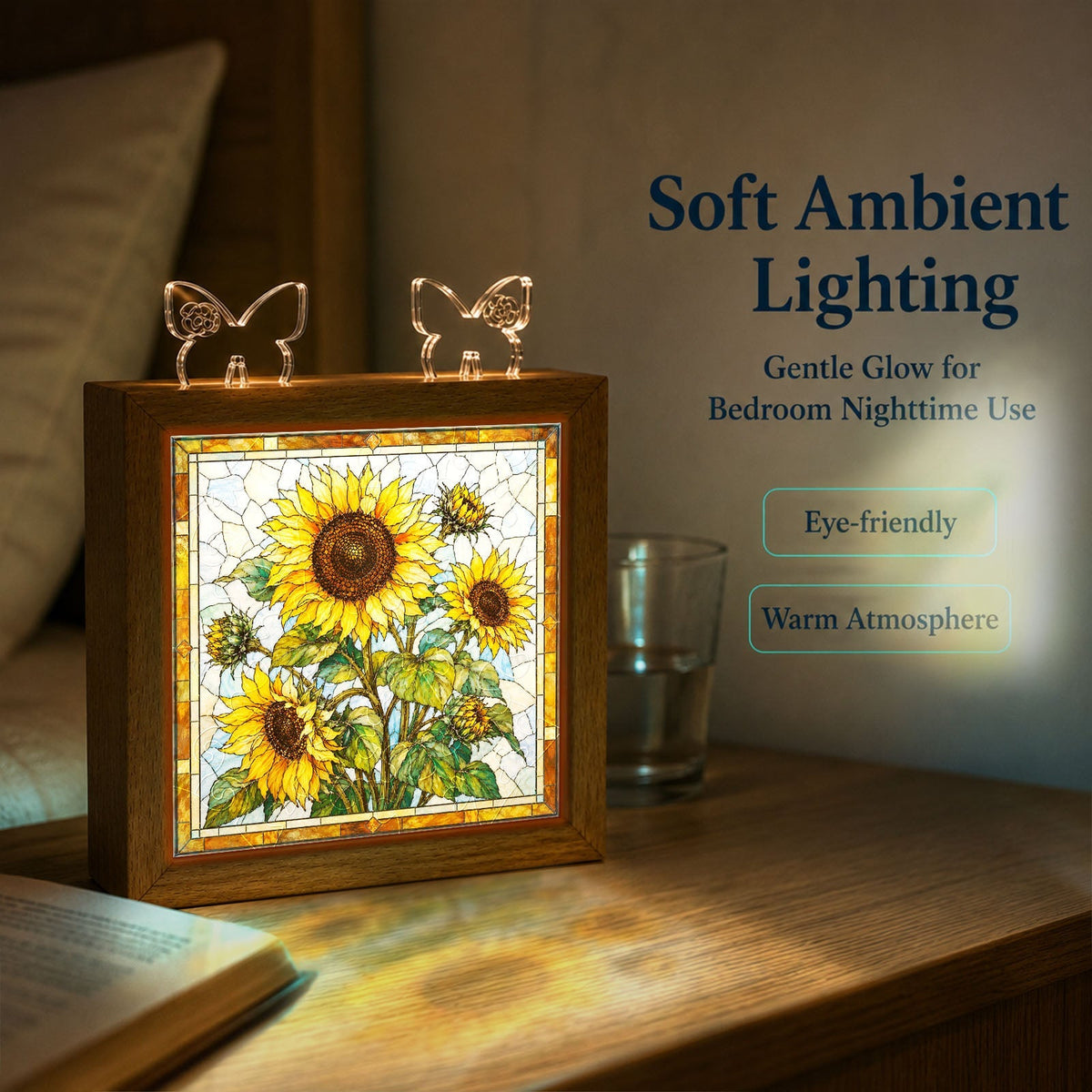 Acrylic Puzzle Night Light - Golden Harvest
