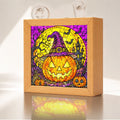 Acrylic Puzzle Night Light - Halloween Pumpkin Theme