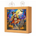 Acrylic Puzzle Night Light - Halloween Graveyard Party