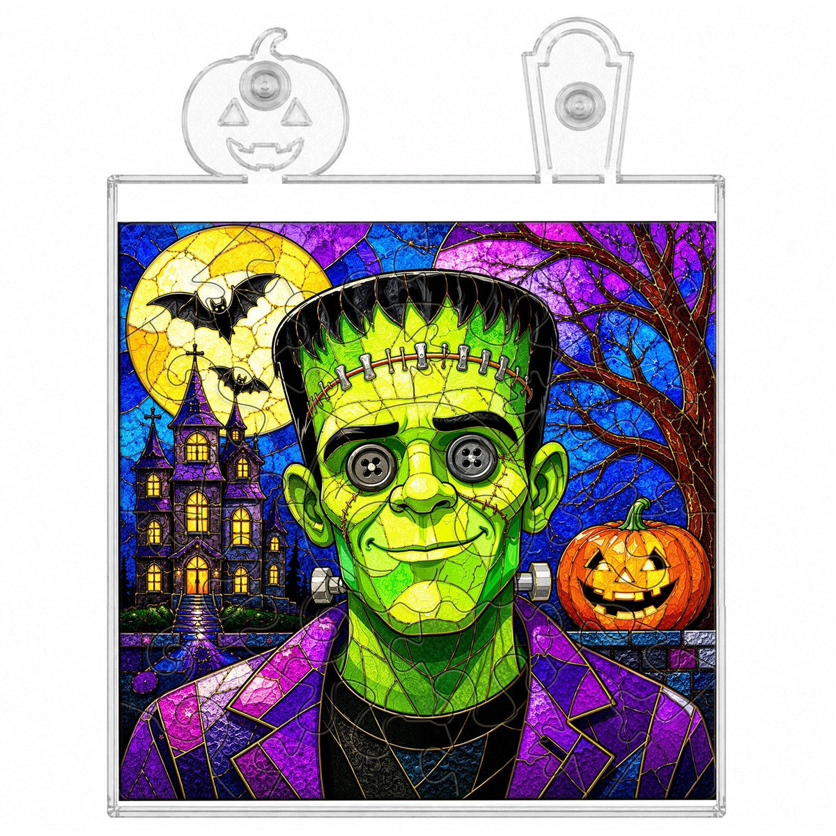 Acrylic Puzzle Night Light - Halloween Frankenstein