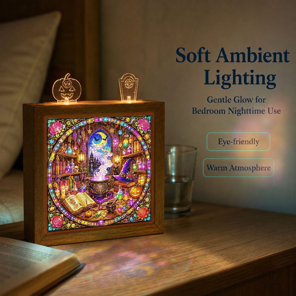 Acrylic Puzzle Night Light - Witch's Alchemy Lab