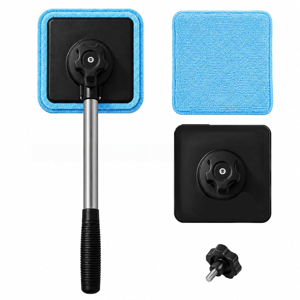 Dual Magnetic Car Windshield Cleaner | Streak-Free Auto Glass Cleaning Kit