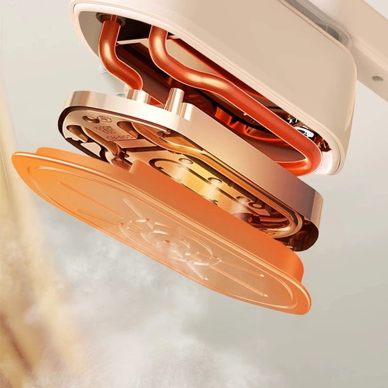 High-powered steam iron with large capacity