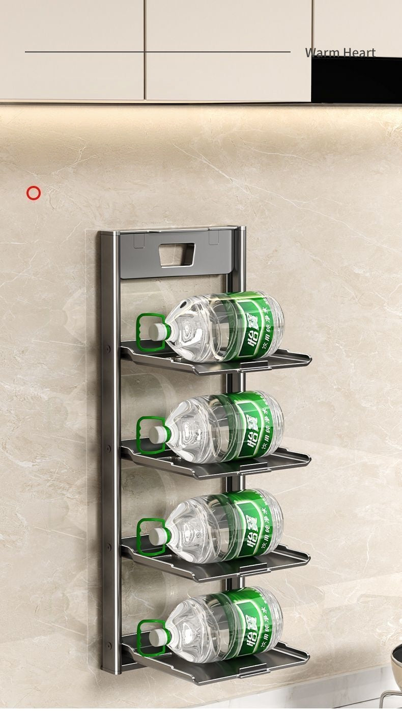 Multi-layer foldable vegetable storage rack
