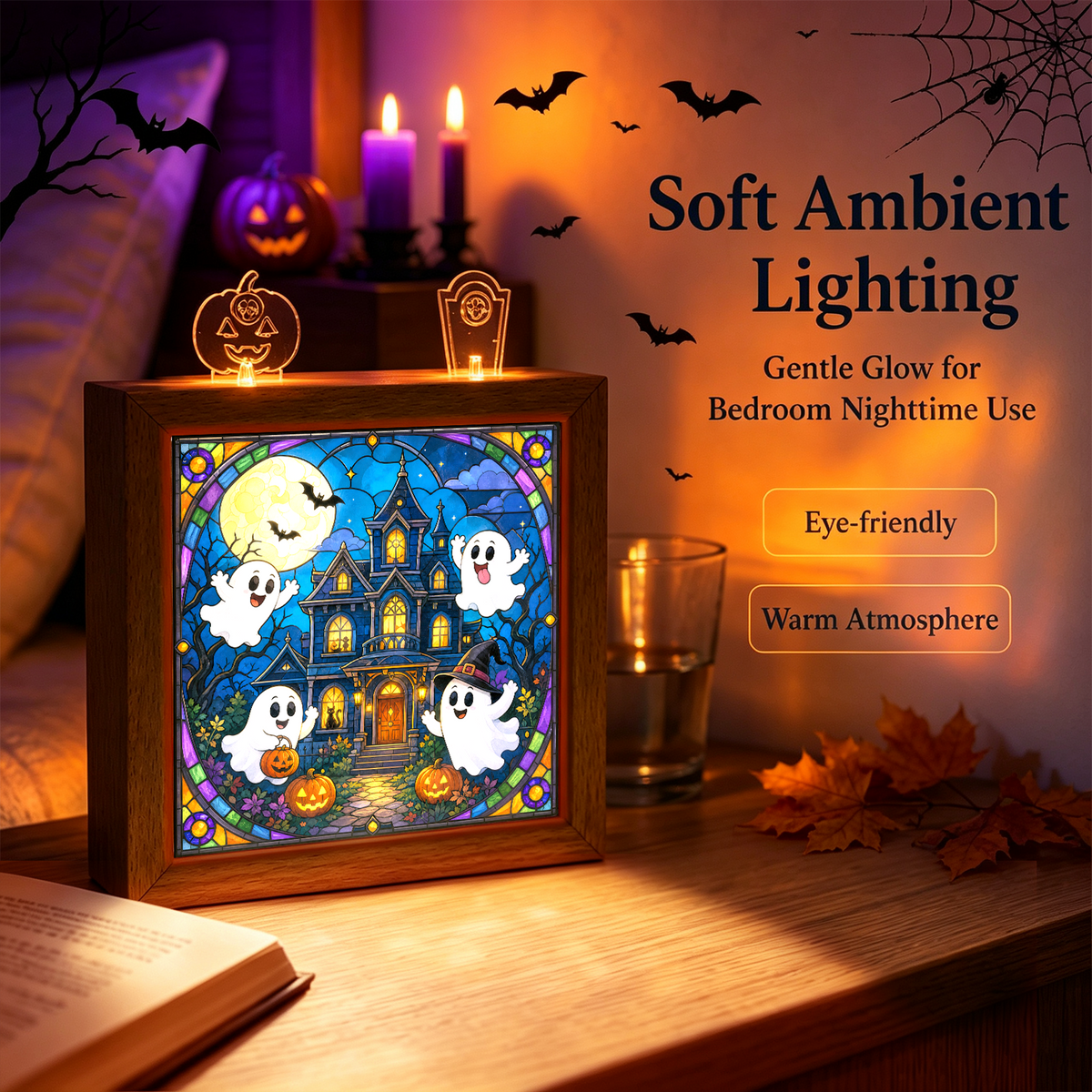 Acrylic Puzzle Night Light - Haunted House