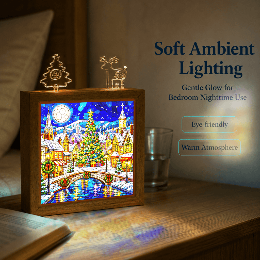 Acrylic Puzzle Night Light - Christmas Tree