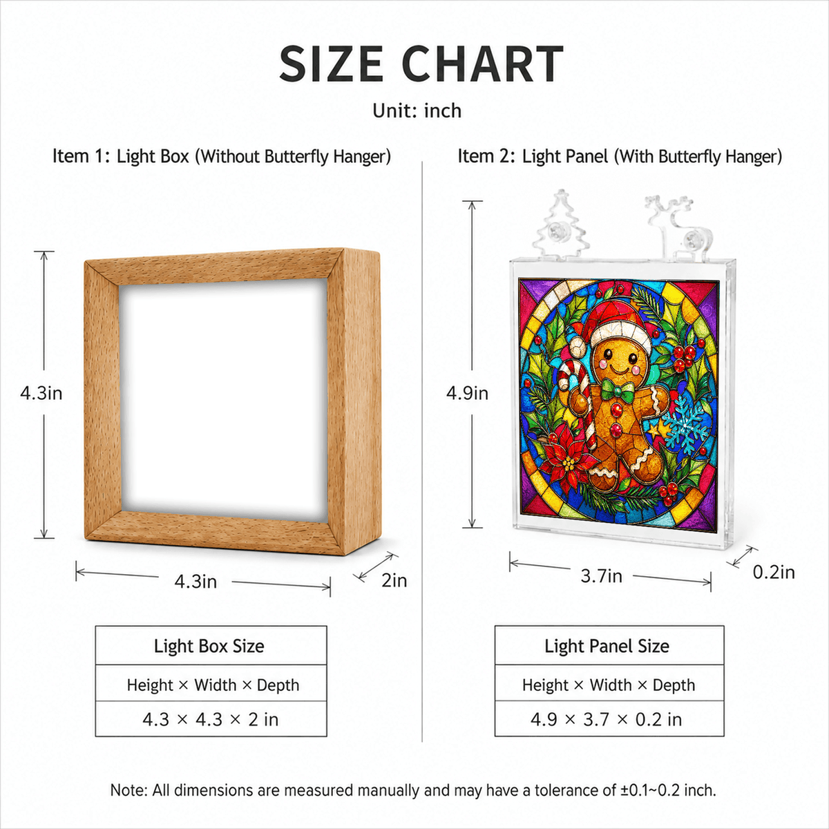 Acrylic Puzzle Night Light - Candy Baby