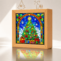 Acrylic Puzzle Night Light - Beautiful Christmas Tree