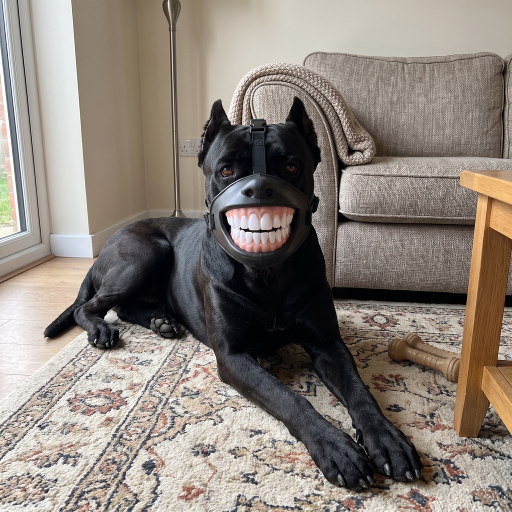 Creative Grinning Dog Mask